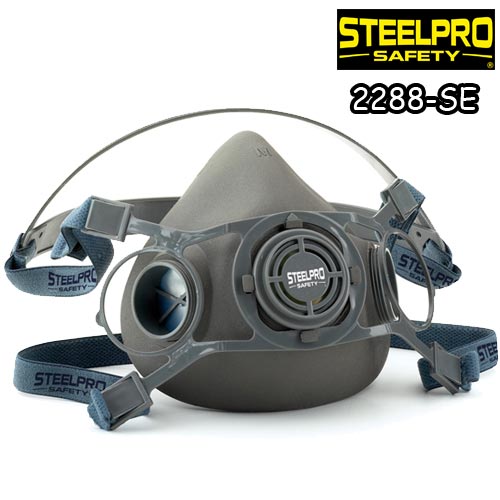 تصویر ماسک ایمنی دو فیلتره نیم صورت Steelpro Safety - BREATH